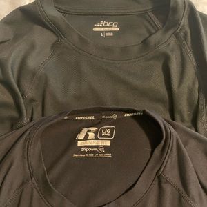 (2) compression Long sleeve shirts